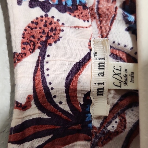 Mi Ami Kimono Cardigan Panther Large XL Floral - Picture 3 of 11